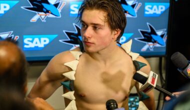 Sharks Locker Room: Celebrini Debuts Team Player of the Game Award...And What's Important?