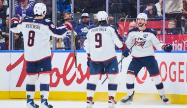 Maple Leafs fall in OT to Fantilli, Blue Jackets