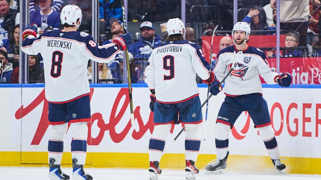 Maple Leafs fall in OT to Fantilli, Blue Jackets