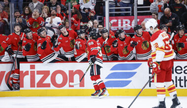 Bedard's Second Hat Trick Leads Blackhawks to 5-2 Win Over Flames - The Hockey Writers - NHL News