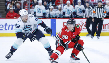 Kraken’s Three-Goal Period Leads To 3-2 Win Over Blackhawks