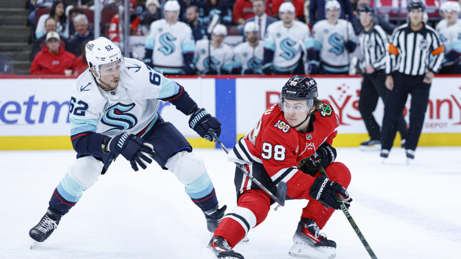 Kraken’s Three-Goal Period Leads To 3-2 Win Over Blackhawks