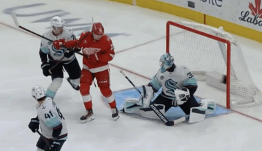 Kraken, Red Wings score