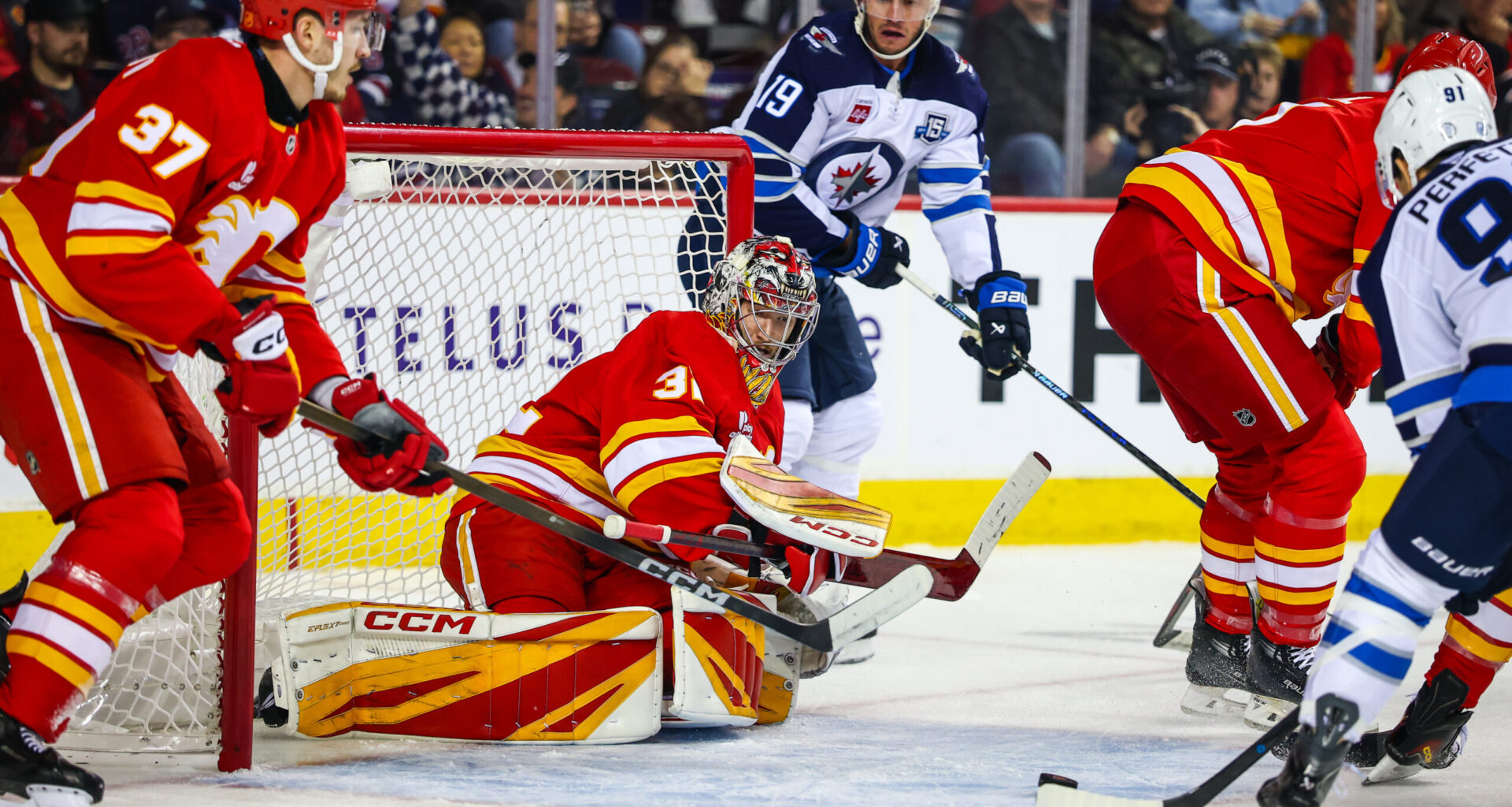 Jets Beat Flames 4-3 in a Shootout - The Hockey Writers - Winnipeg Jets