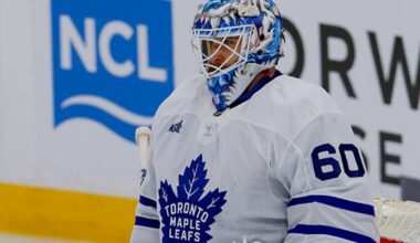 Joseph Woll grateful to be back with Toronto Maple Leafs; set to work on return to lineup