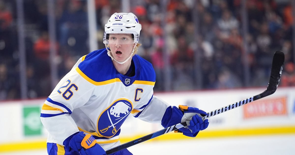 Buffalo Sabres captain Rasmus Dahlin taking temporary leave of absence from team