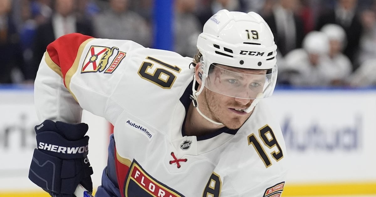 Florida Panthers Matthew Tkachuk is skating again, but no set return date