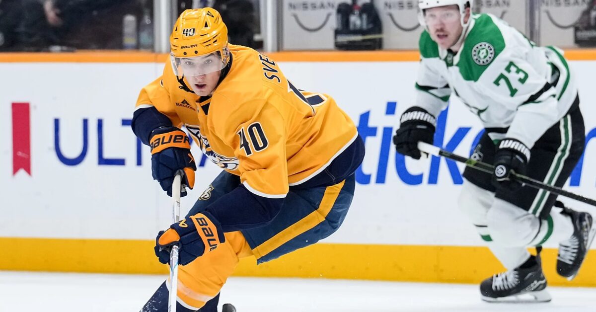 Nashville Predators center Fedor Svechkov candidly addresses ongoing sophomore slump