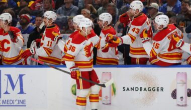 Flames Takeaways: Offensive explosion leads to win over Sabres