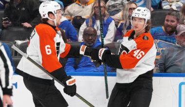 Travis Sanheim scores in OT to rally Flyers past Blues