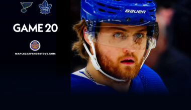 Toronto Maple Leafs vs. St. Louis Blues – Game #20 Projected Lines, Preview & TV Info