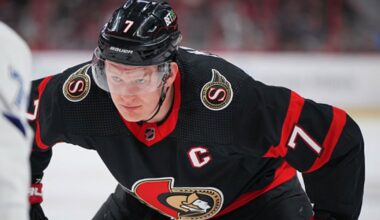 Brady Tkachuk says he’ll return to Senators lineup on Friday against Blues