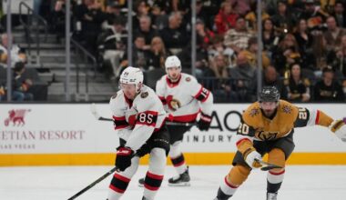 Ottawa Senators edge Vegas Golden Knights in shootout for rare victory at Vegas