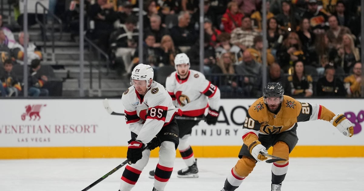 Ottawa Senators edge Vegas Golden Knights in shootout for rare victory at Vegas