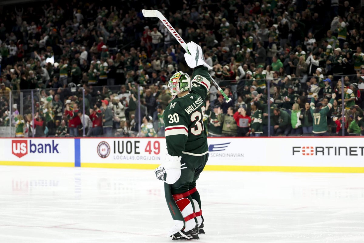 Behind Jesper Wallstedt’s gratifying run for the Wild, proving doubters wrong: ‘They’re loving me’
