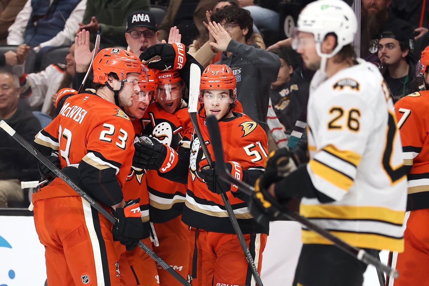 Bruins fail to earn point in loss to Ducks - 98.5 The Sports Hub