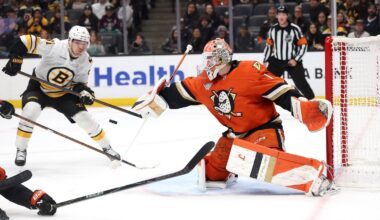 3 Stars: Ducks' Dostal stands tall vs. Bruins - 98.5 The Sports Hub
