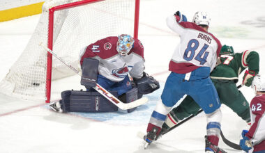 Avalanche see 10-game winning streak end, snag a point on gritty Landeskog goal