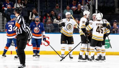 Bruins wrap road trip with 3-1 win over Islanders - 98.5 The Sports Hub