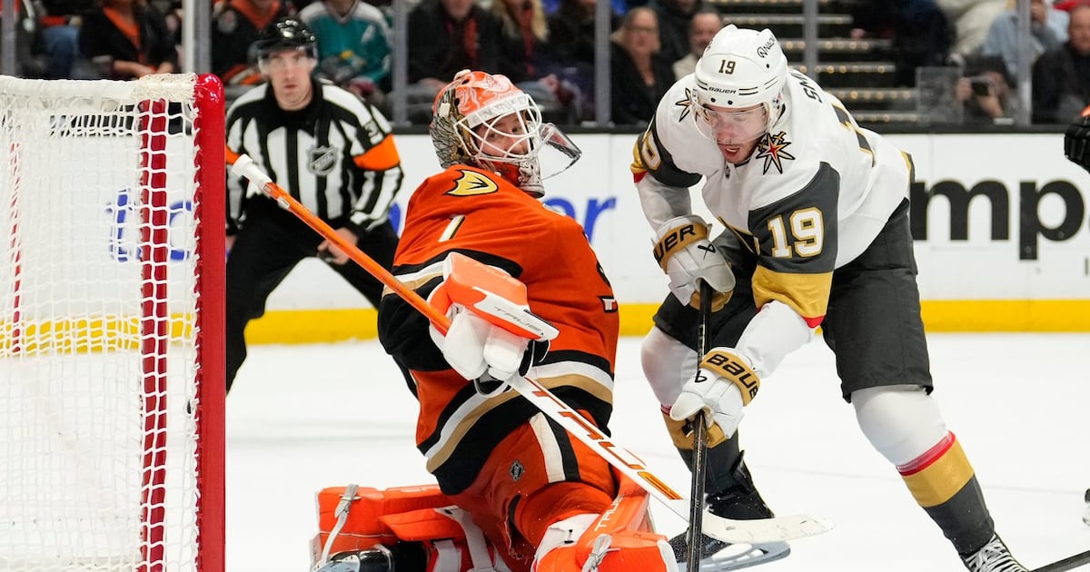 Anaheim Ducks goalie Lukas Dostal sidelined for two to three weeks with upper-body injury