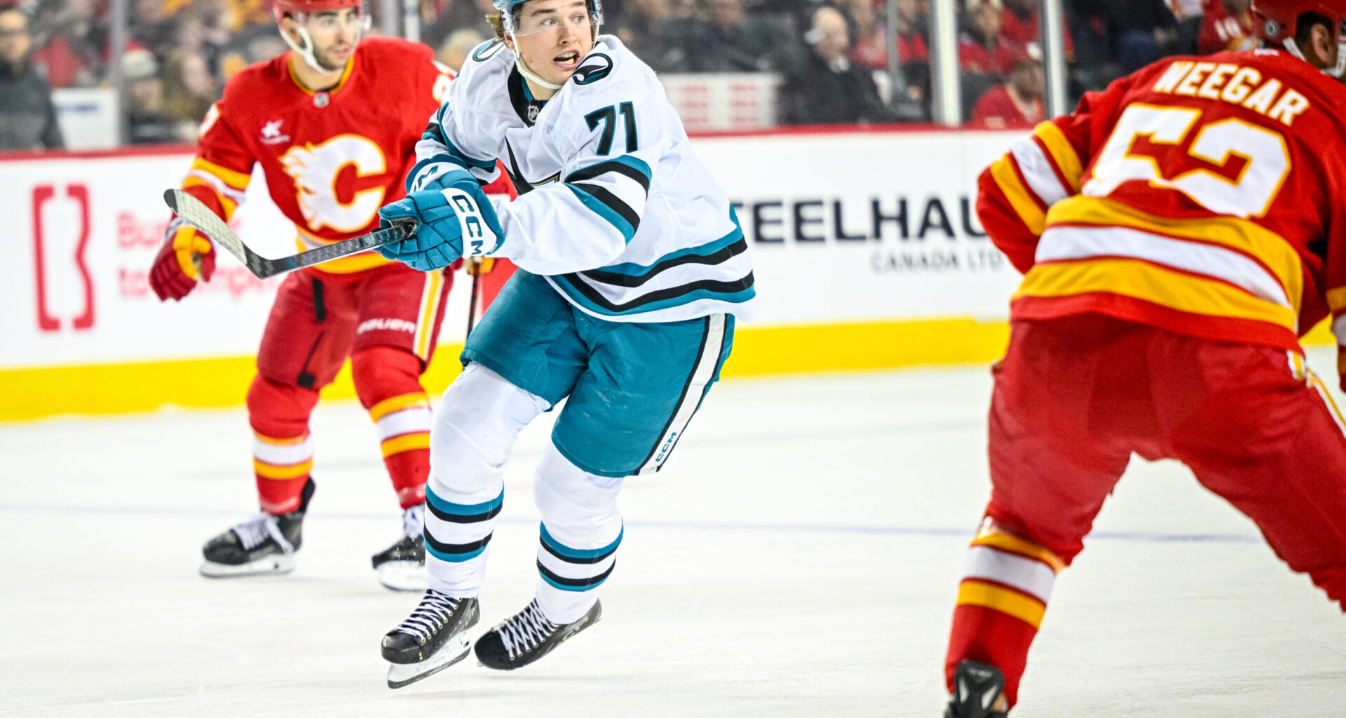 San Jose Sharks forward Macklin Celebrini