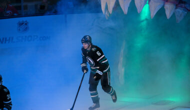 San Jose Sharks defenseman Sam Dickinson