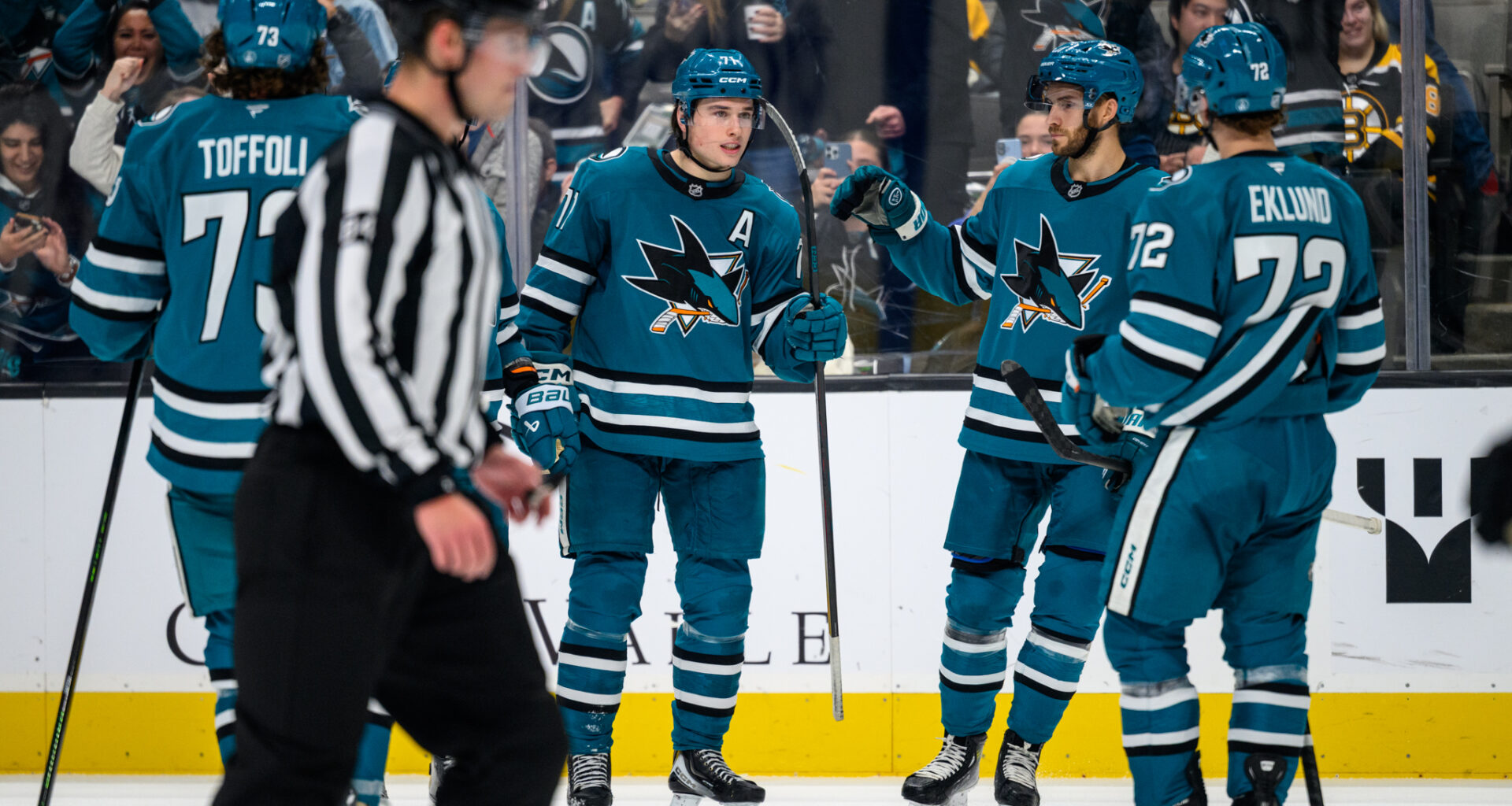 San Jose Sharks forward Macklin Celebrini