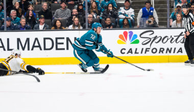 San Jose Sharks forward William Eklund