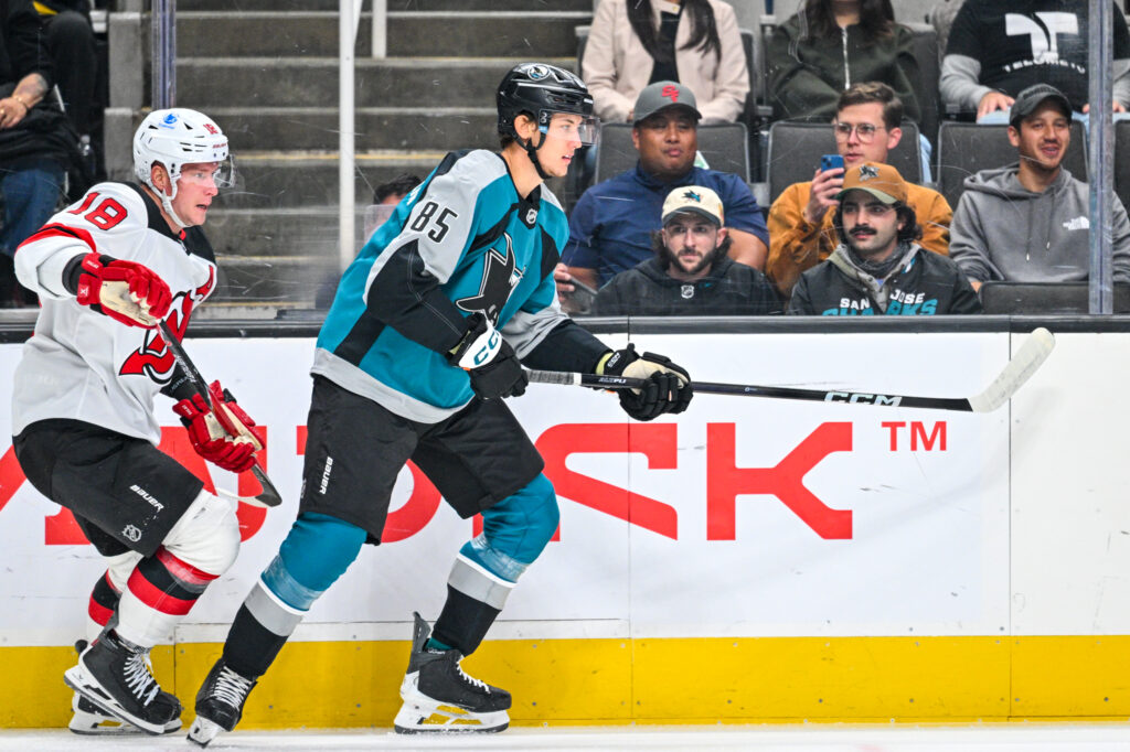 San Jose Sharks defenseman Shakir Mukhamadullin