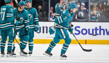 San Jose Sharks defenseman John Klingberg