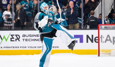 San Jose Sharks goalie Yaroslav Askarov