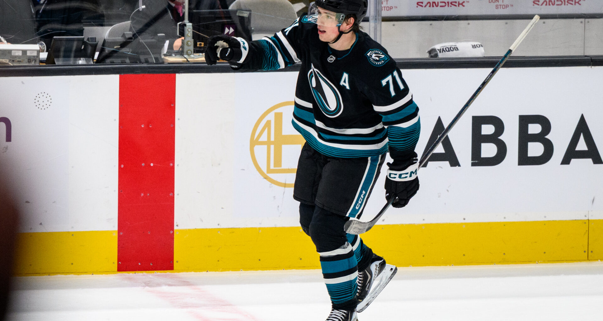 San Jose Sharks forward Macklin Celebrini
