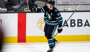 San Jose Sharks forward Macklin Celebrini