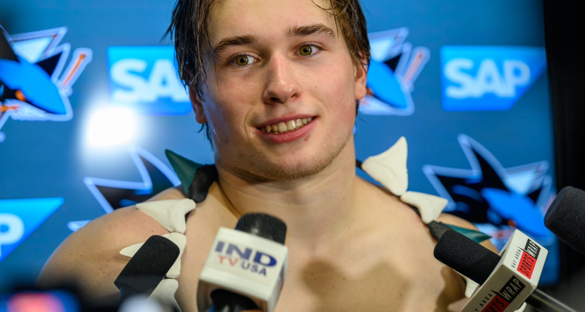 San Jose Sharks forward Macklin Celebrini