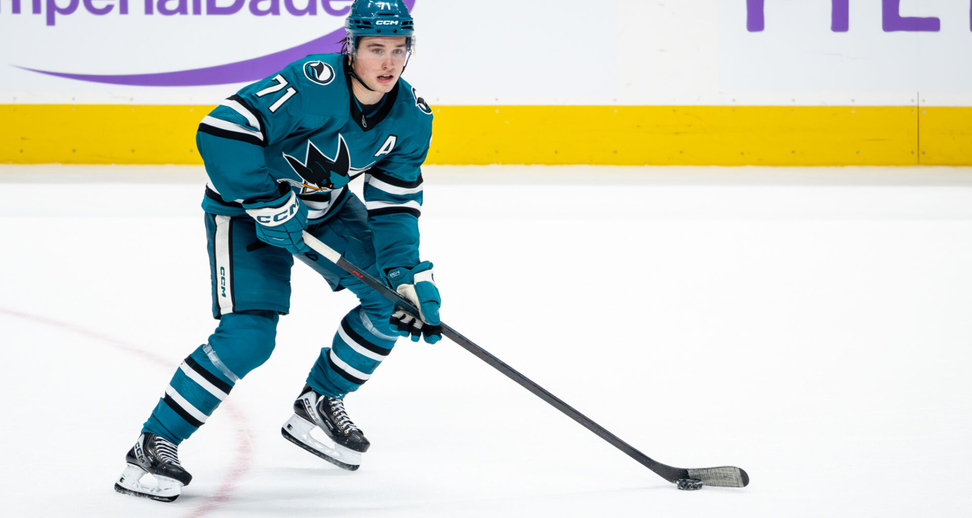 San Jose Sharks forward Macklin Celebrini