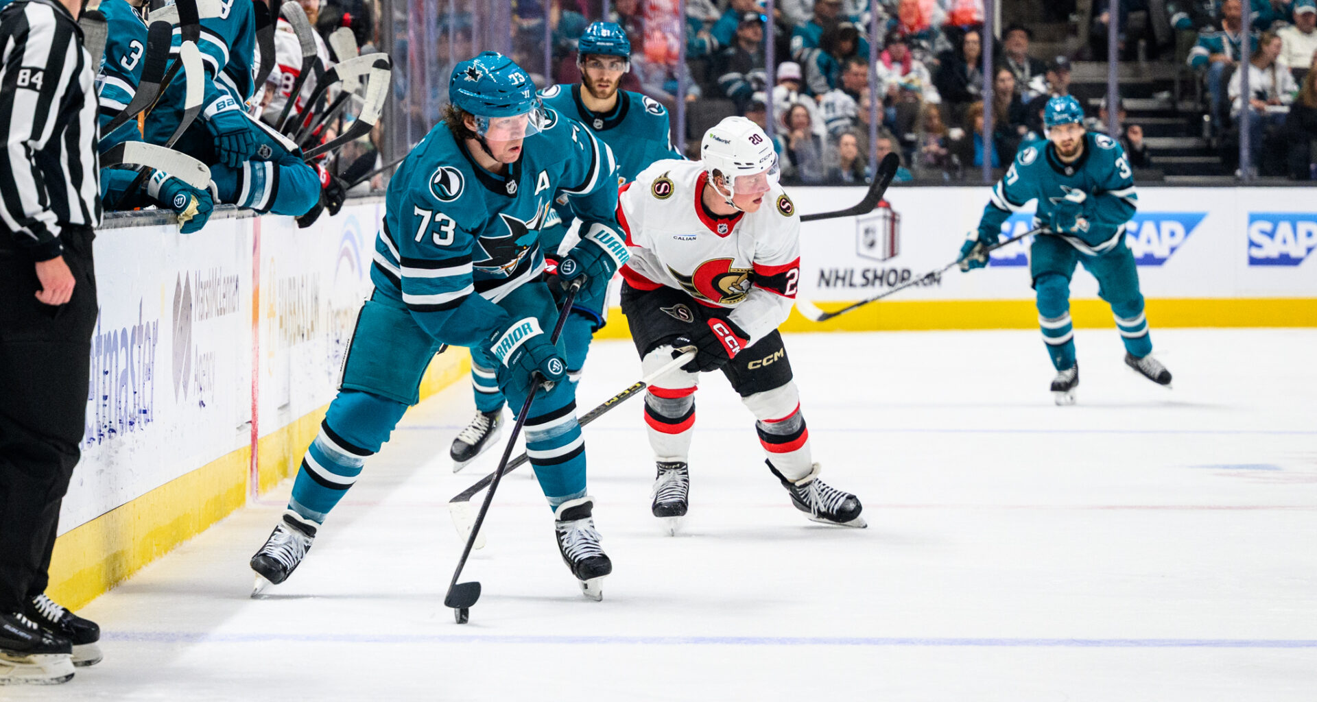 San Jose Sharks forward Tyler Toffoli