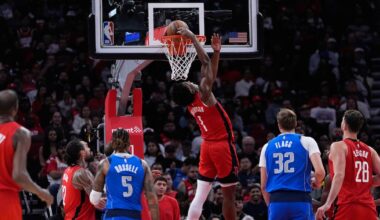 Mavericks hang tough with Rockets, but offensive ineptitude bites Dallas again in loss