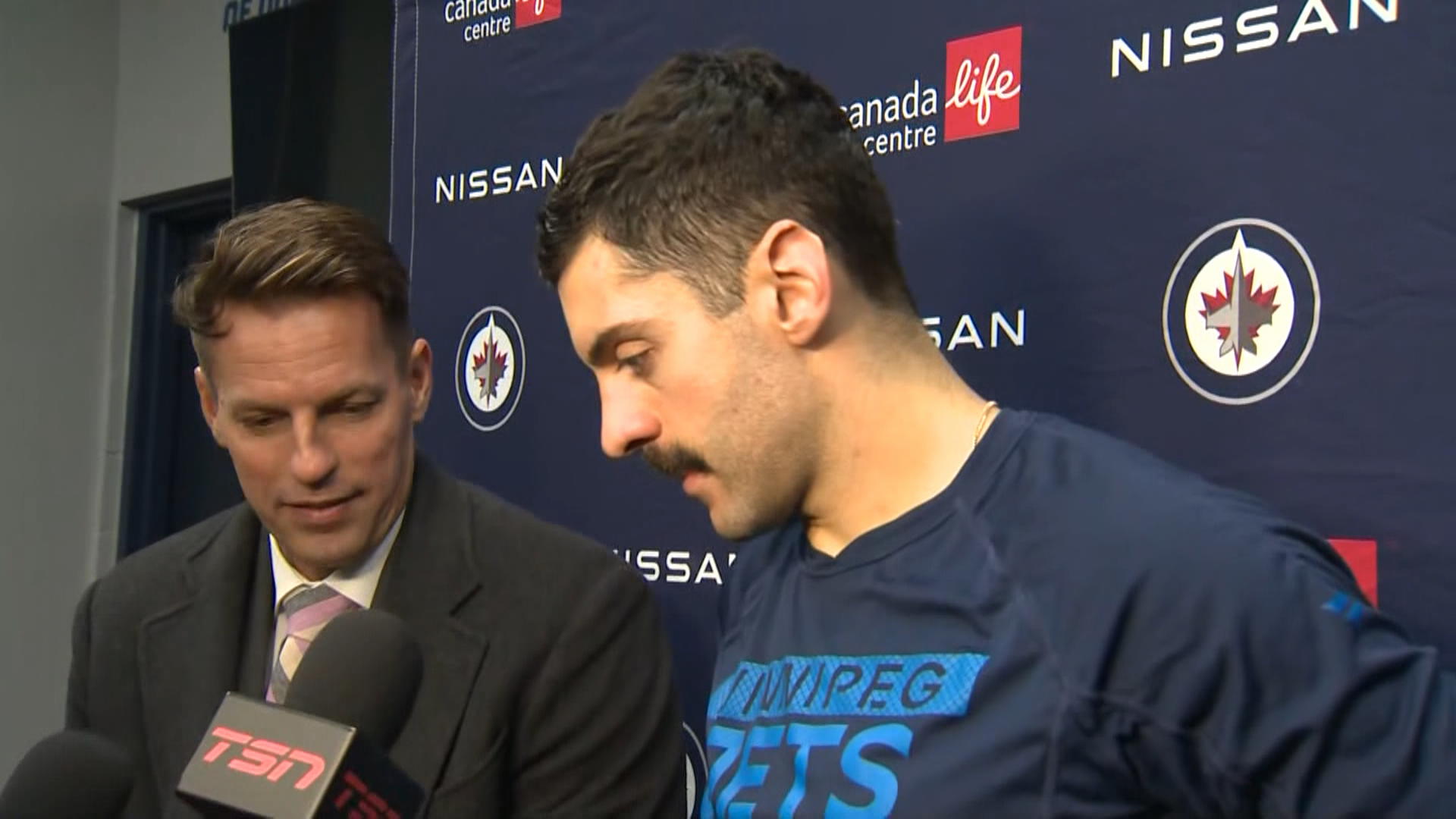 Click to play video: 'RAW: Winnipeg Jets Dylan DeMelo Interview – Nov. 21'