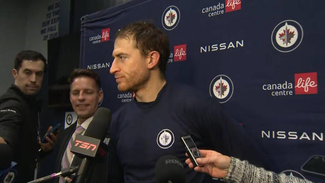 Click to play video: 'RAW: Winnipeg Jets Gabriel Vilardi Interview – Nov. 21'