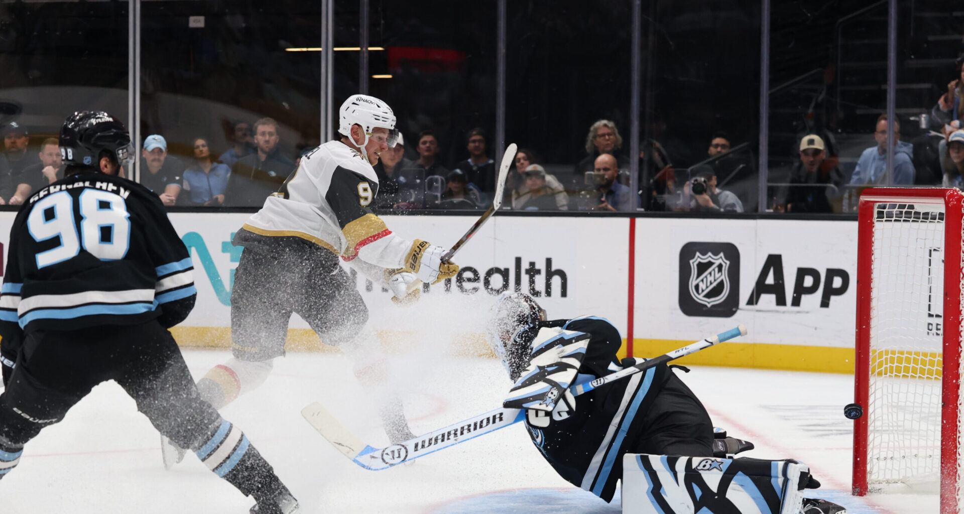 Jack Eichel Leads Offense in Golden Knights' Win Over the Mammoth - The Hockey Writers - Vegas Golden Knights