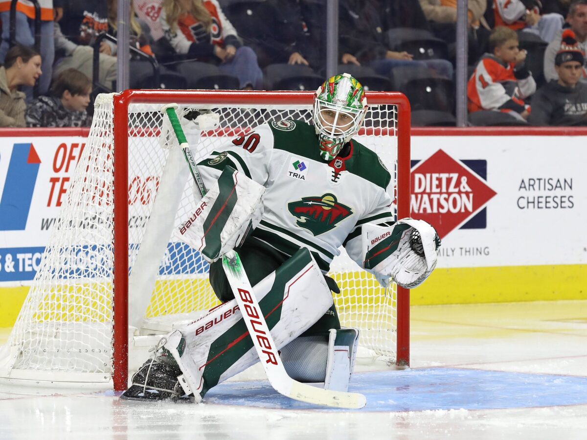 Jesper Wallstedt Minnesota Wild