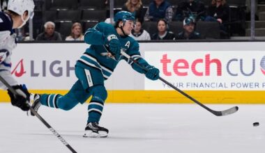Macklin Celebrini joins Gretzky, Crosby with hat trick in Sharks' overtime win