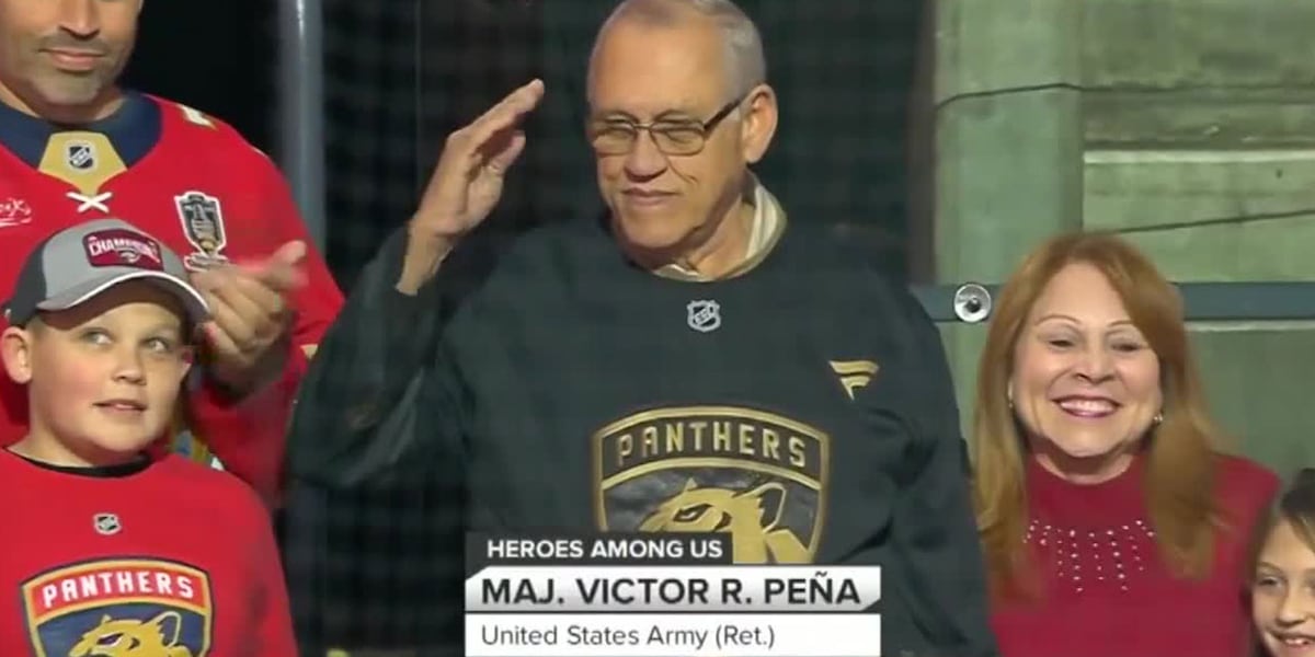 Behind the scenes look at the Florida Panthers 'Heroes Among Us' program