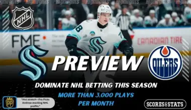 Seattle Kraken vs Edmonton Oilers preview graphic showing NHL matchup promotion for November 29 2025.