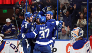 Lightning Make Late Comeback to Down Oilers 2-1 in Overtime Thriller - The Hockey Writers - Edmonton Oilers