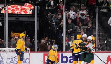 Johansson scores in OT with goal off its moorings in Minnesota Wild's victory over Nashville Predators