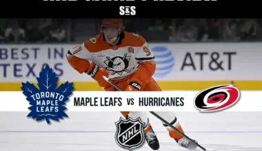 Maple Leafs vs Hurricanes 11 9