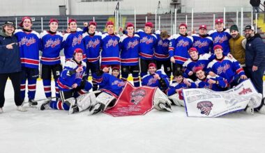 Who won the 2025 New England District boys championships?