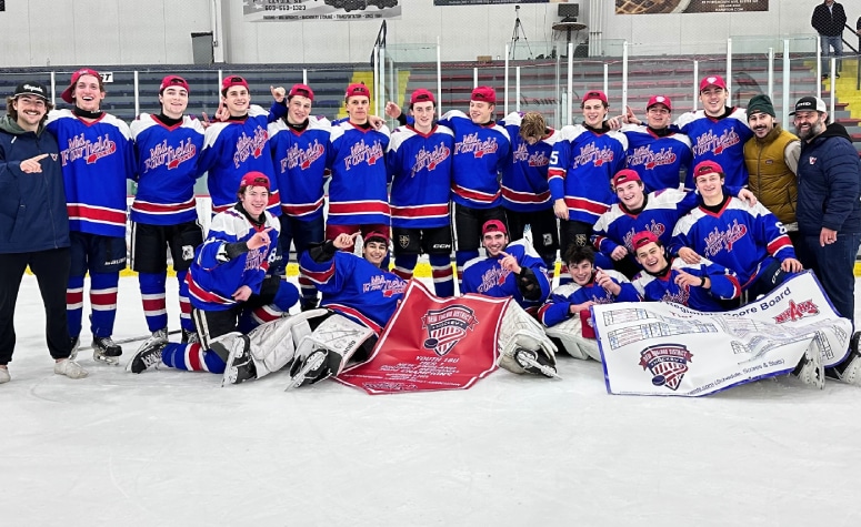 Who won the 2025 New England District boys championships?