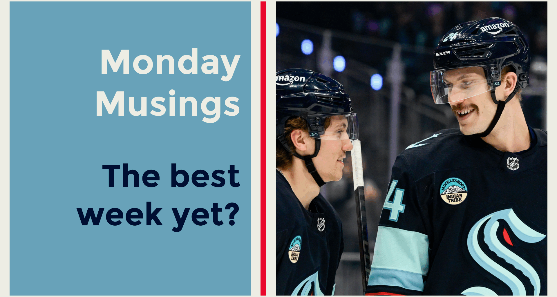 Monday Musings: The best week yet for the Kraken?